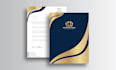 design professional letterhead in editable ms word format