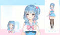 draw vtuber model live2d vtuber live2d model anime model
