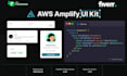 design UI UX for mobile app on AWS amplify studio UI
