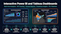 data analysis, machine learning and create interactive power bi dashboards