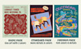 create an illustrated poster or flyer for your concert, festival, party, event