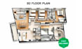 create professional 3d floor plan rendering
