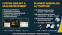 develop saas and ai agents using n8n, make or zapier
