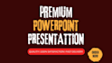 design premium powerpoint presentation with ai voiceover
