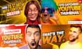 design premium clickbait youtube thumbnail