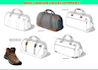 design custom bag and backpack with detailed tech packs