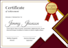 design certificate templates, diploma or award certificate