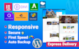 create a responsive and professional wordpress website elementor, oxygen builder