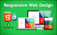 design custom websites using HTML, CSS, bootstrap