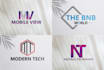 design a modern cyber security, security and technology logo