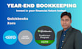 do year end bookkeeping, set up, quickbooks clean up