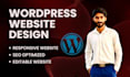 design and develop a clean and modern wordpress website