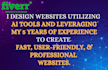 design godaddy website, godaddy expert, web design services