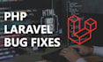 create and fix laravel, PHP and mysql issues