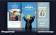 design professional graduate flyer or brochure or poster