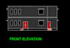 house plan elevation isometric