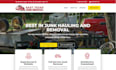 design junk removal website handyman website dumpster website