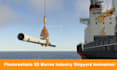 create realistic 3d marine industry shipyard animation