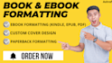 book formatting, children, cookbook, typesetting, manuscript editing, poetry