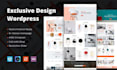 create pixel perfect landing page design on a wordpress website with ecommerce