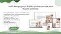 design your kajabi courses and kajabi website