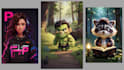 create 3d animated style art with ai