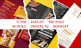 design restaurant, café, fast food, ice cream, trifold, dessert, takeaway menu