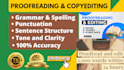 proofread and edit auto generated ai content transcripts
