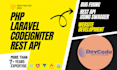 develop fully custom CRM using PHP laravel codeigniter