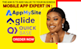 do glide development app appypie quickbase appmysite tadabase