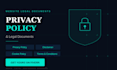 draft privacy policy disclaimer cookie policy terms and conditions