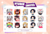 create custom vtuber twitch emotes and sub badges
