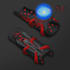 high quality weapon concept art for gaming and more