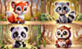 create 3d cute animal characters with ai