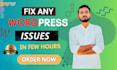 fix elementor errors, wordpress critical issues, wocommerce bug, provide wp help