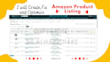 make amazon product listing and variation or fix amazon listing