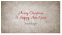 customize christmas and new year greetings video