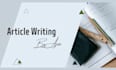 introduce you to the path of exceptional article blog writing