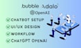 build bubble io app, bubble web app, bubble openai chatgpt bubble mvp developer