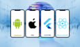 develop custom mobile apps flutter, react native, android, ios