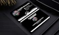 design professional modern business card