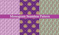 design a seamless,luxury pattern,monogram pattern designs