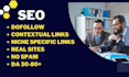 skyrocket ranking with monthly off page SEO package