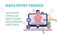 do cost effective data entry,  web research,  data scraping, copy past