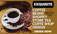 design coffee shopify store coffee beans subscription box beverage shopify store