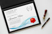do professional certificate design,custom design and modern certificate design