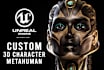 create custom metahuman character with custom clothes ue5