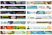 make awesome banner for adwords , web banner , header , ads