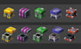 create amazing 2d game art props, icons, items, objects