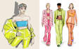 draw a beautiful fashion illustration in one day